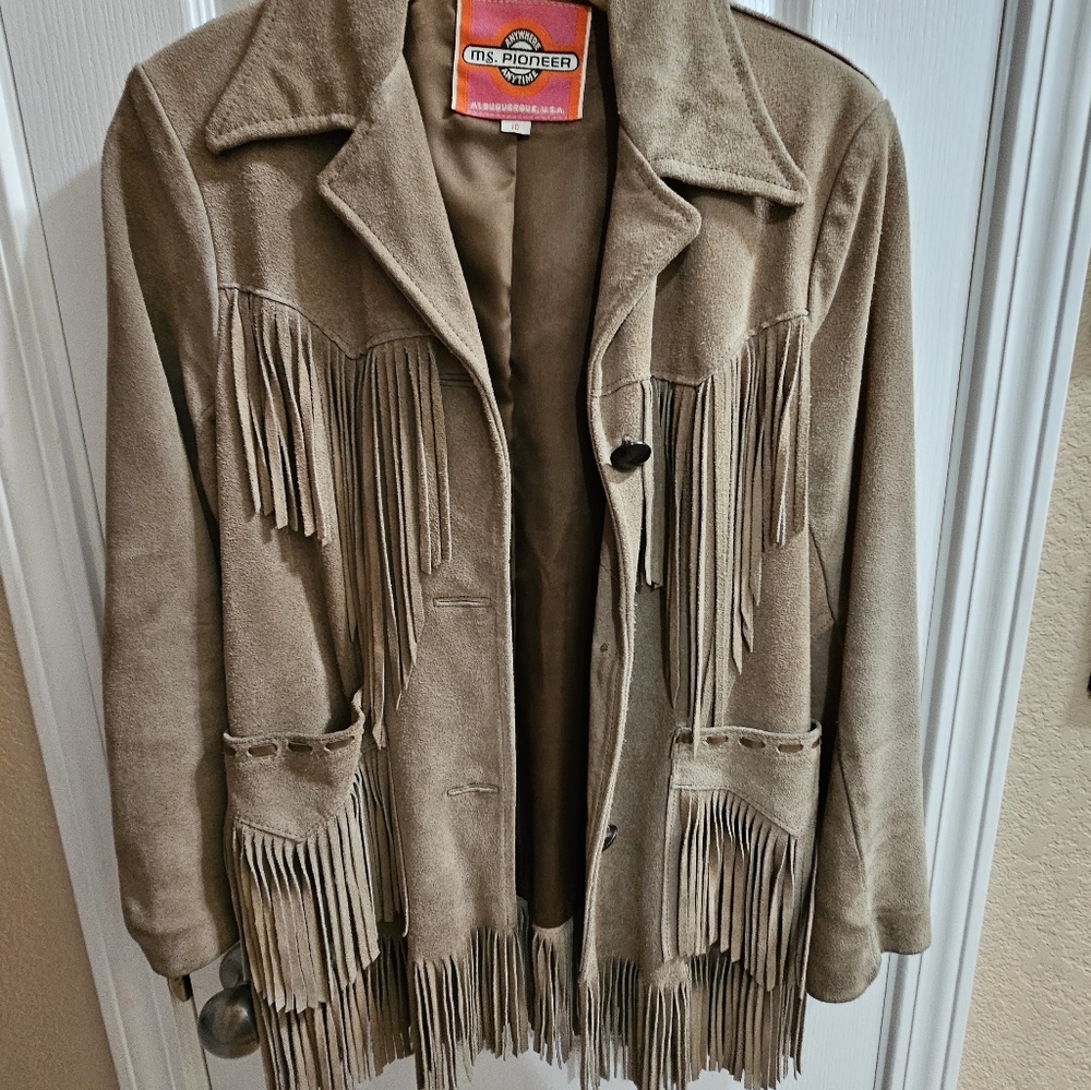 Vintage Ms.Pioneer fringe jacket